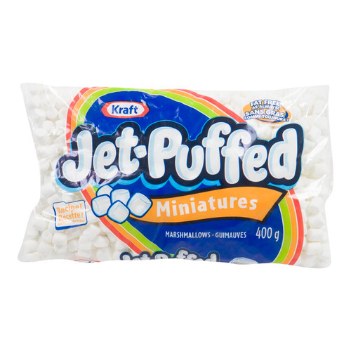 Jet Puffed Miniature White Marshmallows | 400G/Unit, 12 Units/Case- chicken pieces