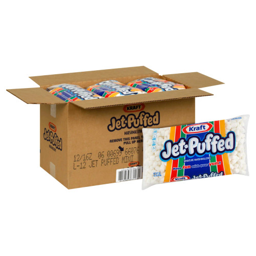 Jet Puffed Miniature White Marshmallows | 400G/Unit, 12 Units/Case- chicken pieces
