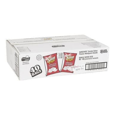 Sun Chip Garden Salsa Chips, Zero Trans Fat | 40G/Unit, 40 Units/Case