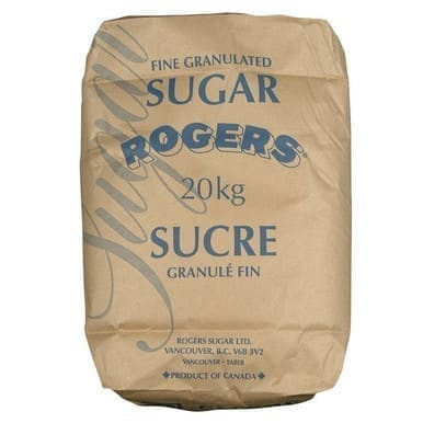 Rogers Fine Granulated Sugar Bag | 20KG