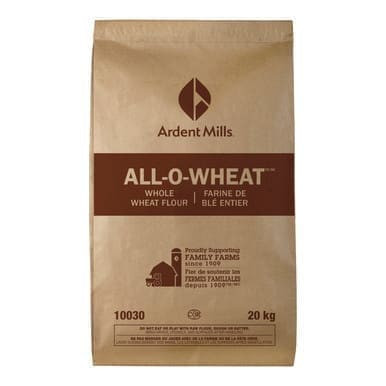 Ardent Mills All-O-Wheat Whole Wheat Flour, Bag | 20KG/Unit, 1 Unit/Case