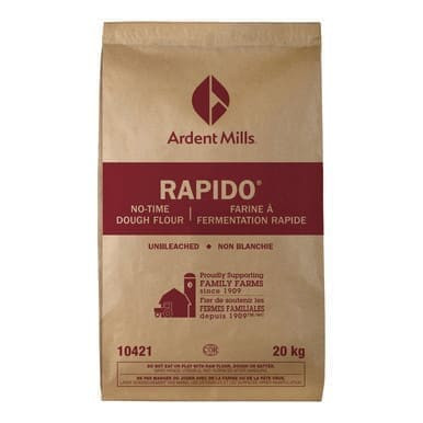 Ardent Mills Unbleached No-Time Dough Flour, Bag | 20KG/Unit, 1 Unit/Case