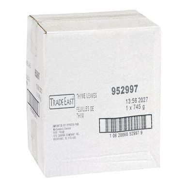 Trade East Whole Thyme, Spice | 745G/Unit, 1 Unit/Case