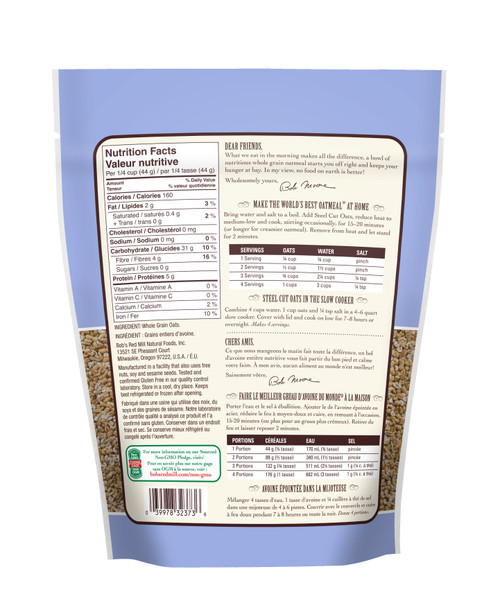 Bob's Red Mill Steel Cut Oats