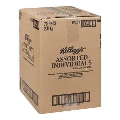 Kellogg's Assorted Cereal, Portion | 30.1G/Unit, 70 Units/Case