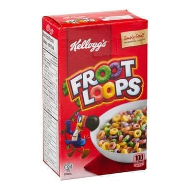 Kellogg's Froot Loop Cereal, Portion | 27G/Unit, 70 Units/Case