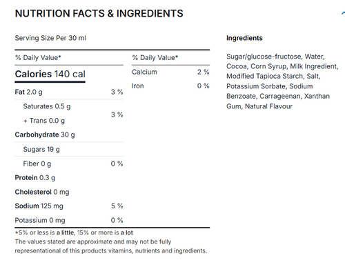 LYNCH Ice Cream Topping, Chocolate-4 l