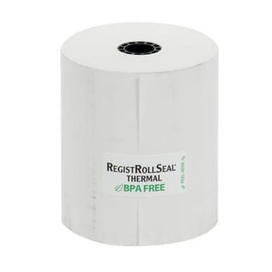 National Check White Thermal Paper Rolls, 1Ply, 3.13In X 230Ft | 50ROLL/Unit, 1 Unit/Case