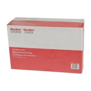 Gordon Choice GFS Bamboo Skewer Picks, 4.5In, Rifle Design | 25X100U/Unit, 4 Units/Case
