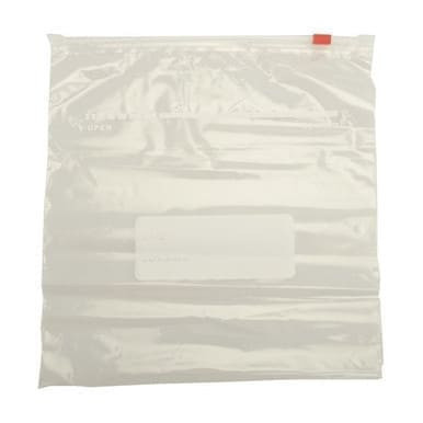 Gordon Choice GFS Large Clear Plastic Bags, 26.8X27.9Cm, With Reclosable Slider | 75UN/Unit, 6 Units/Case