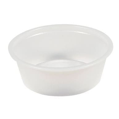 Gordon Choice GFS  1.5oz Translucent Plastic Portion Cups | 200UN/Unit, 12 Units/Case