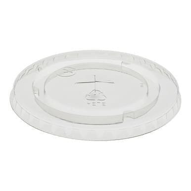 Gordon Choice GFS  Flat Clear Plastic Straw Slot Lids, For 9-14 & 20oz Cups | 85UN/Unit, 12 Units/Case