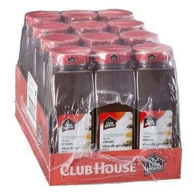 Clubhouse Ground Cloves, Spice, Trans Fat Compliant | 500G/Unit, 12 Units/Case
