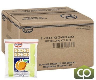 Dr. Oetker Crystal Peach Drink Mix - 425G 12 Case