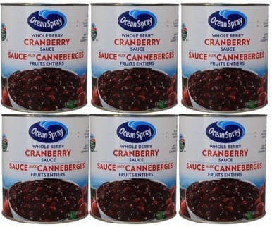 Ocean Spray Whole Cranberry Sauce | 2.45L/Unit, 6 Units/Case