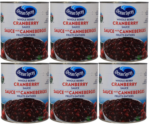 Ocean Spray Whole Cranberry Sauce | 2.45L/Unit, 6 Units/Case
