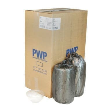 Pactiv 24oz Clear Plastic Bowls, Swirl Design, With Clear Lid | 300UN/Unit, 1 Unit/Case