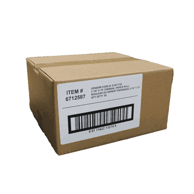Datamedia Thermal Paper Rolls, 2 1/4 X 1.87In, 75Ft | 50UN/Unit, 1 Unit/Case