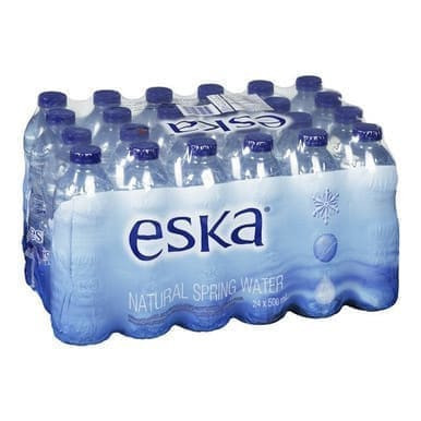 Eska Natural Spring Water, Polyethylene | 500ML/Unit, 24 Units/Case