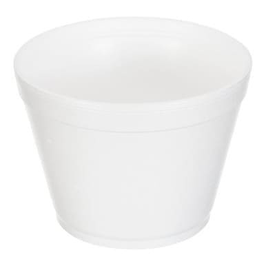 Gordon Choice GFS 16oz White Foam Containers | 25UN/Unit, 20 Units/Case