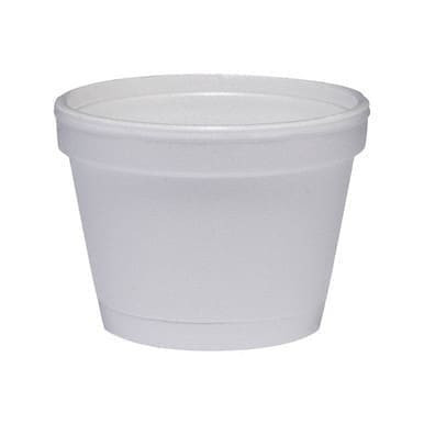 DART 4oz White Foam Containers | 1000UN/Unit, 1 Unit/Case