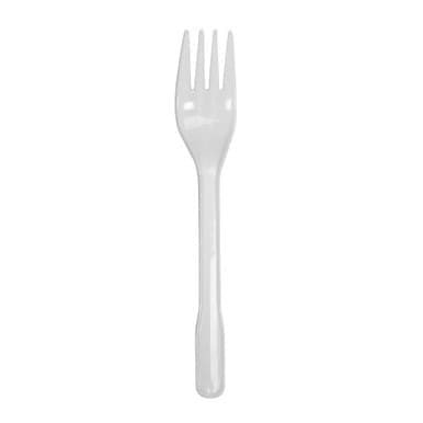 Polar White Polypropylene Plastic Forks, Medium Weight, Cutlery | 1000UN/Unit, 1 Unit/Case