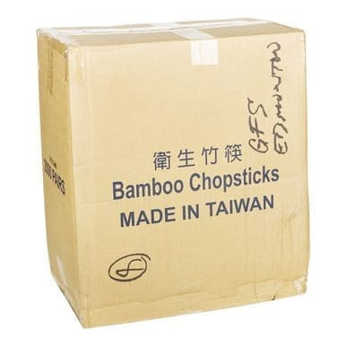 Import Wood Chopsticks, Wrapped | 100UN/Unit, 20 Units/Case