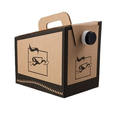 On The Run 96oz On The Move Kraft Coffee Boxes | 25UN/Unit, 1 Unit/Case