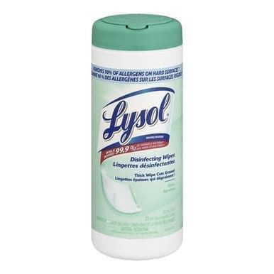 Lysol Citrus Disinfectant Wipes, Cleaner | 35UN/Unit, 12 Units/Case
