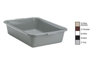 Traex White Bus Bin Totebox, 15 X 20 X 5In | 1UN/Unit, 1 Unit/Case