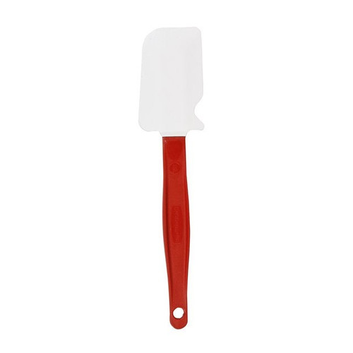 Rubbermaid Commercial 9.5In High Temperature Plastic Spatula, Red Handle | 1UN/Unit, 1 Unit/Case