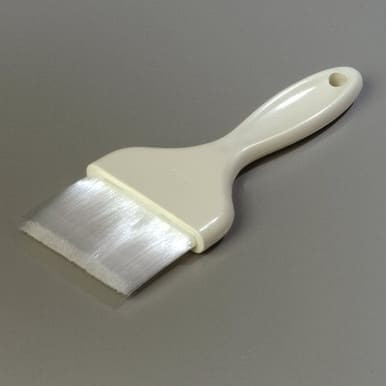Carlisle 3In Nylon Bristle White Plastic Handle Pastry Brushes | 1UN/Unit, 1 Unit/Case