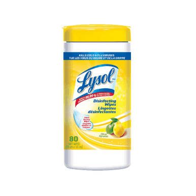 Citrus Disinfectant Cleaner Wipes | 80UN/Unit, 6 Units/Case