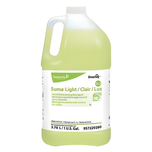 SUMA Light Liquid Dish Detergent, D1.2 | 3.78L/Unit, 4 Units/Case