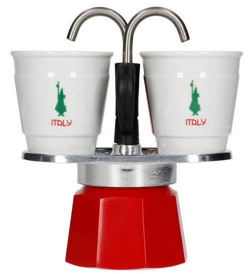 Bialetti 2 Cups Mini Express ITALIA Stovetop Espresso Maker