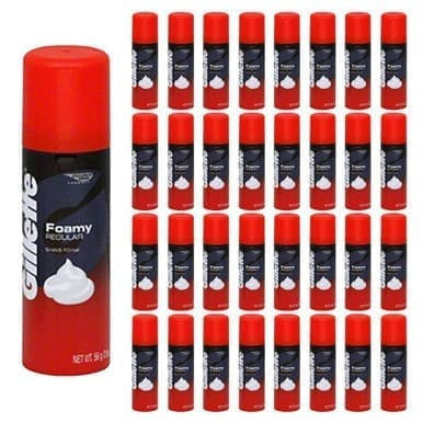 Gillette Shaving Cream Travel Size, 2 oz- 48/Case
