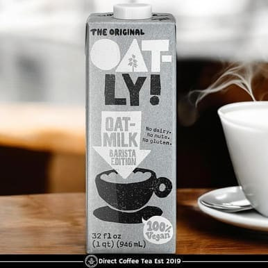 Oatly Barista Blend Oat Milk  946mL - Plant-Based, Dairy-Free, Vegan, Nut-Free, Shelf-Stable -12/CASE