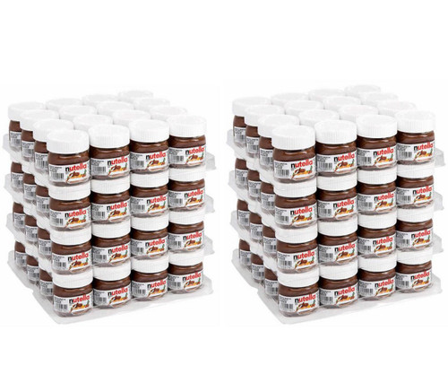 NUTELLA Nutella Mini Jars, 64 × 25 g (2/Case) 