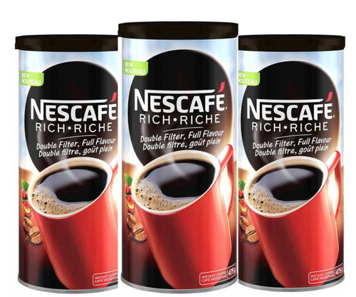NESCAFE NescafÃ© Rich Instant Coffee, 475 g (3Pack) - Chicken Pieces