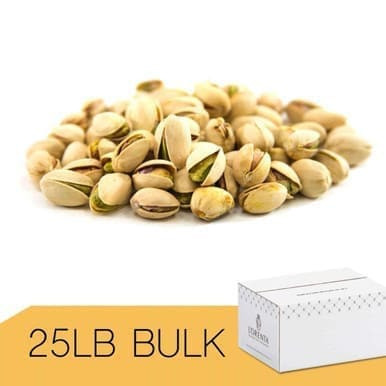 In-Shell Whole Roasted Pistachios - 25 lb. Case