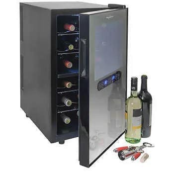 Koolatron 18 Bottle Dual Zone Wine Cooler - Perfect Wine Preservation