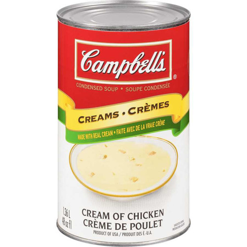  Campbell's Condensed Cream of Chicken Soup 1.36 L/48oz (12 pack) 