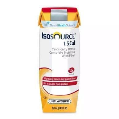 Isosource 1.5 Cal  Liquid High Calorie  Nitro Comp Formula 250ml - 24 Case