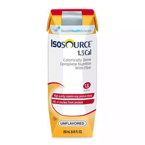 NESTLE Isosource 1.5 Cal  Liquid High Calorie  Nitro Comp Formula 250ml - 24 Case 