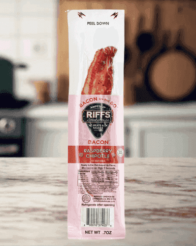 Riff's Smokehouse Bacon On the Go 0.7 oz. - 144/Case