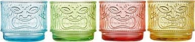 Amscan 354ML Plastic Embossed Tiki Stacking Cups - 12/Pack (144/CASE)