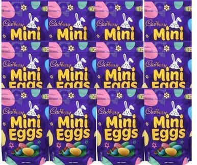 CADBURY Mini Easter Eggs Assorted Chocolate 943 g (12/pack)