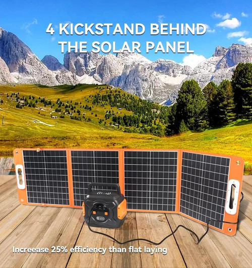 Flashfish 292 WH 80000mAh Solar Generator Foldable Solar Panel Charger   Flashfish 292 WH 80000mAh Solar Generator Foldable Solar Panel Charger