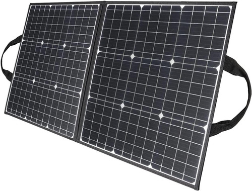  GOFORT 100W 18V Portable Solar Panel, Foldable Solar Charger with 5V USB 