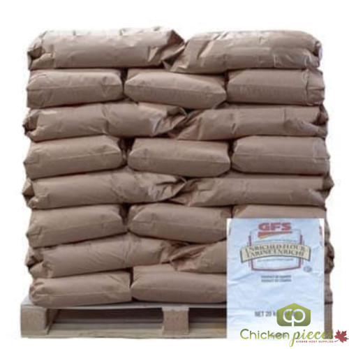 GFS Unbleached All Purpose Flour 20kg Bag - Bakery Pallet